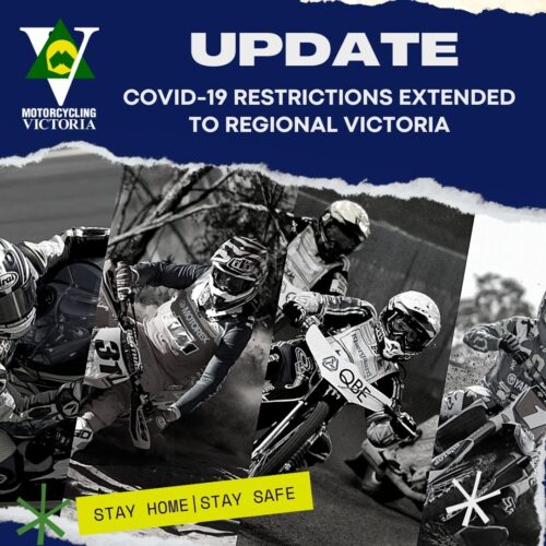 COVID19 Restrictions Extended to Regional Victoria Motorcycling Victoria