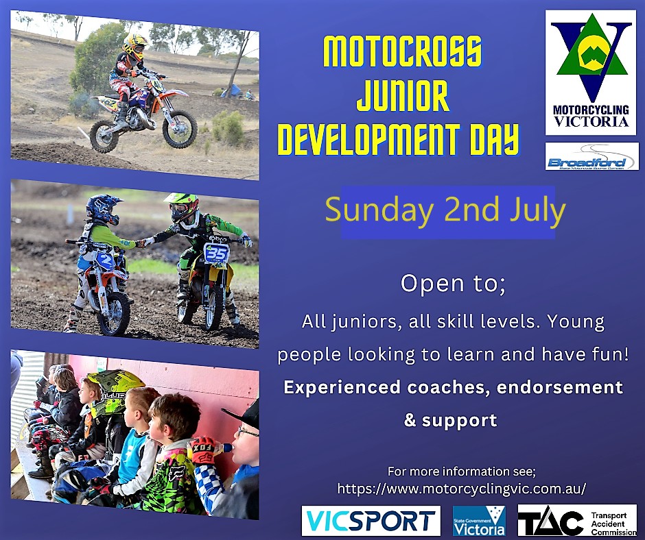 MotocrossJuniorDevelopmentDaySunday2July2023