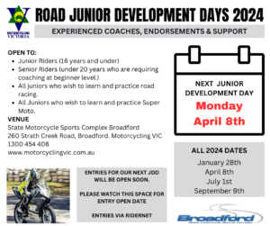 ROAD JUNIOR DEVELOPMENT DAYS 2024